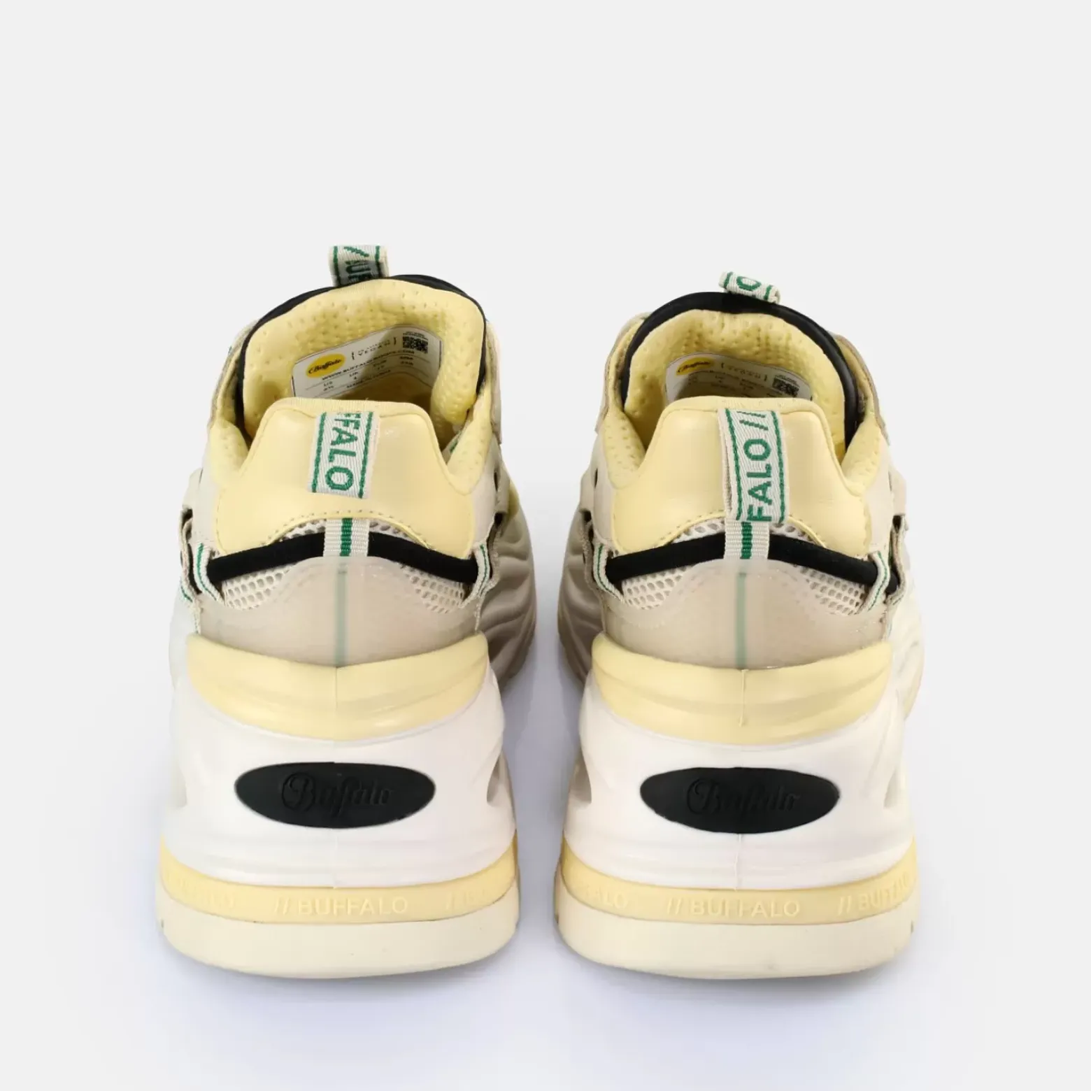 Best BUFFALO Triplet Hollow Baskets Basses Veganes/Vert Creme