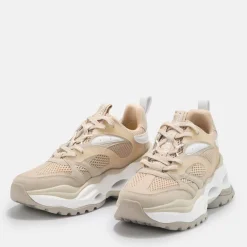 Flash Sale BUFFALO Triplet M Baskets Basses Veganes Et Blanc Beige