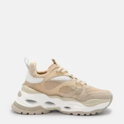 Flash Sale BUFFALO Triplet M Baskets Basses Veganes Et Blanc Beige