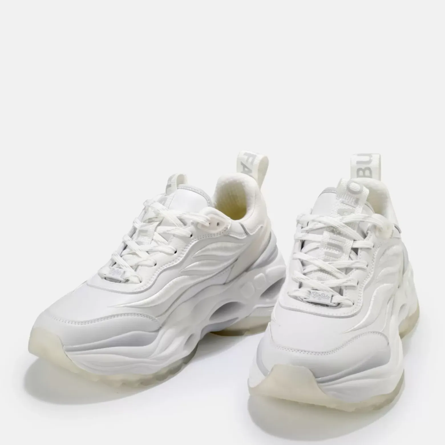 Fashion BUFFALO Triplet Third Baskets Veganes Blanc