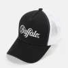 Outlet BUFFALO Trucker-Caps-Cotton-Noir/Blanc Noir-Blanc