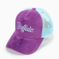 Shop BUFFALO Trucker-Caps-Velvet-Violet/ Bleu