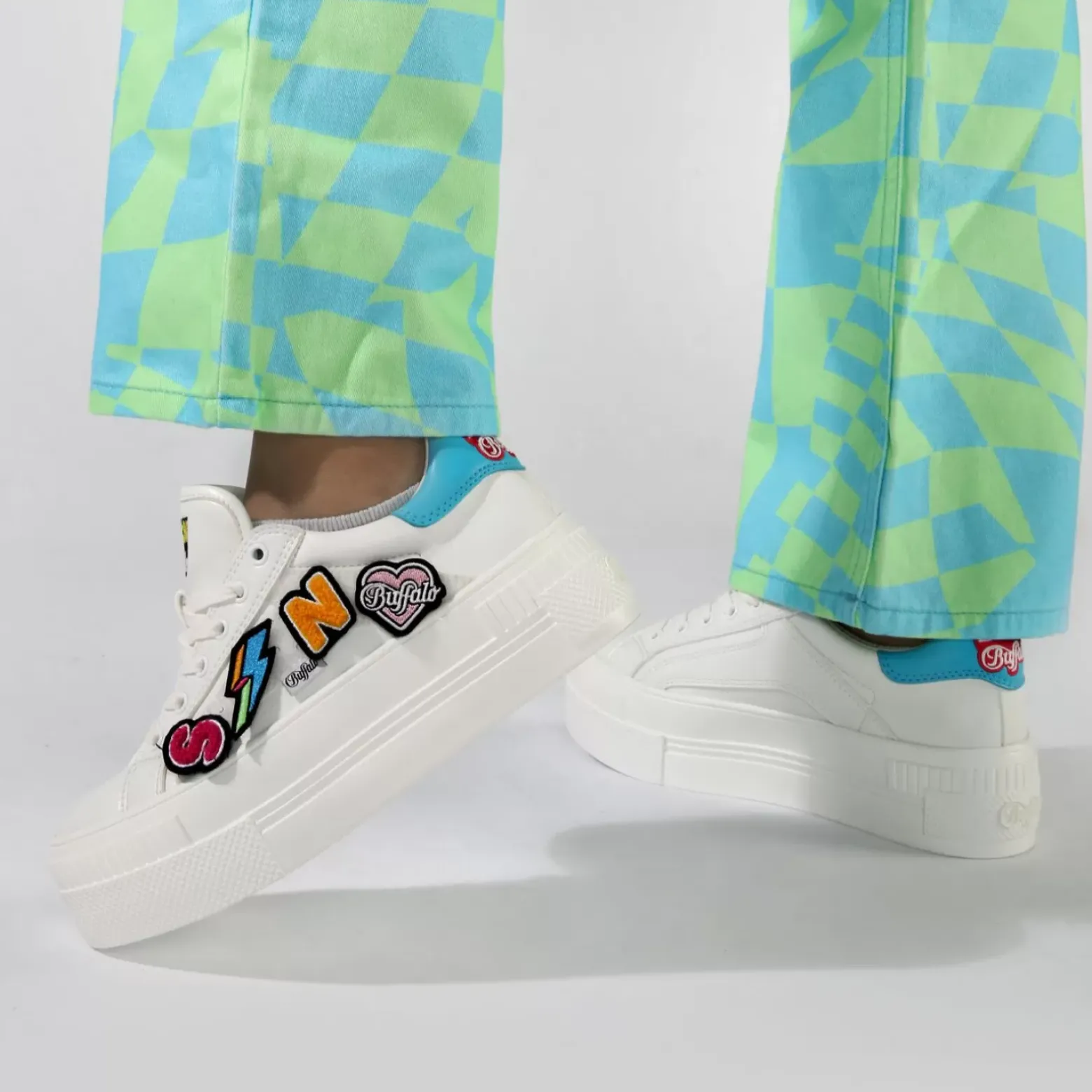 Clearance BUFFALO X Lscn Paired Blanc