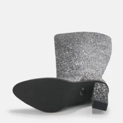 Fashion BUFFALO Zoe Boot Bottes Veganes Gris Glitzer/Silber